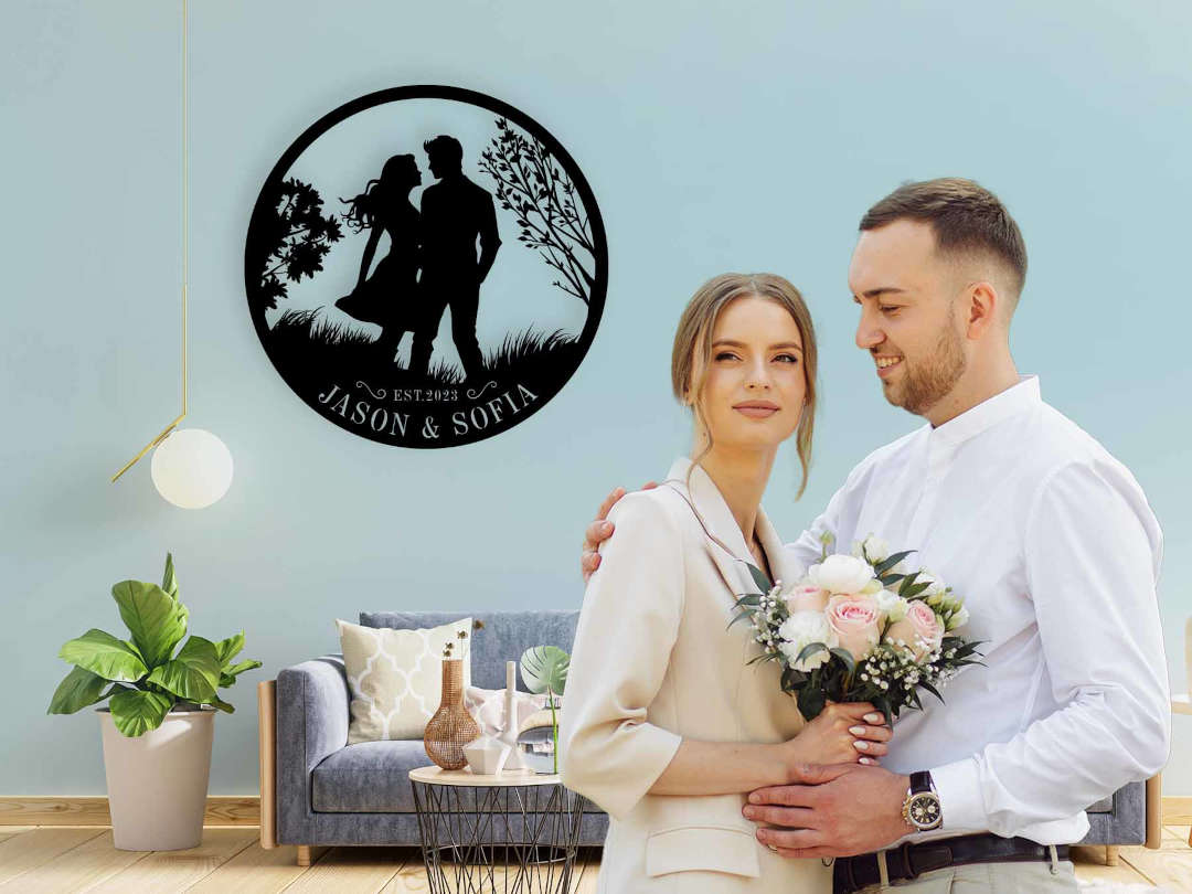 Romantic Couple Sign Secondary image