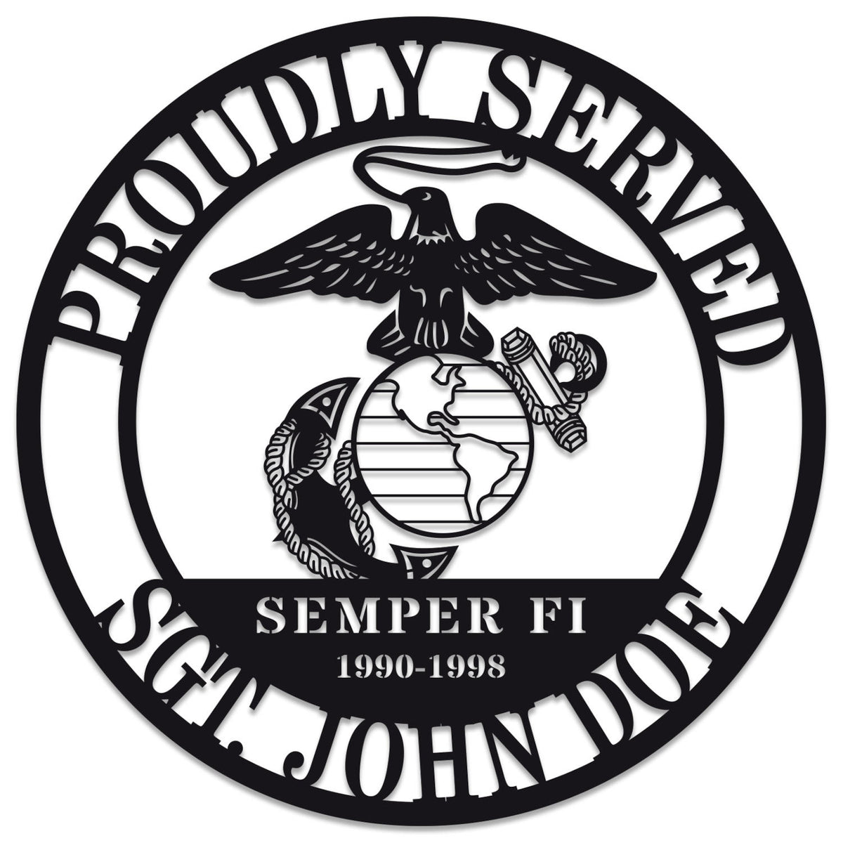 Marine Corps Plaque Main image