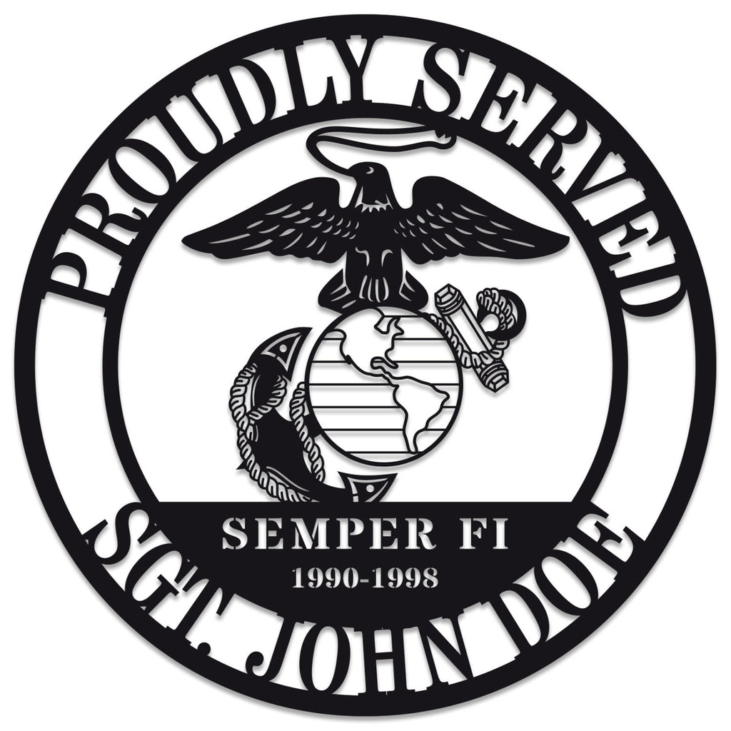 Marine Corps Plaque