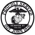 Marine Corps Plaque
