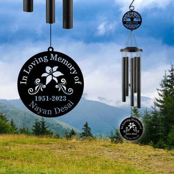 Personalized Memorial Wind Chimes