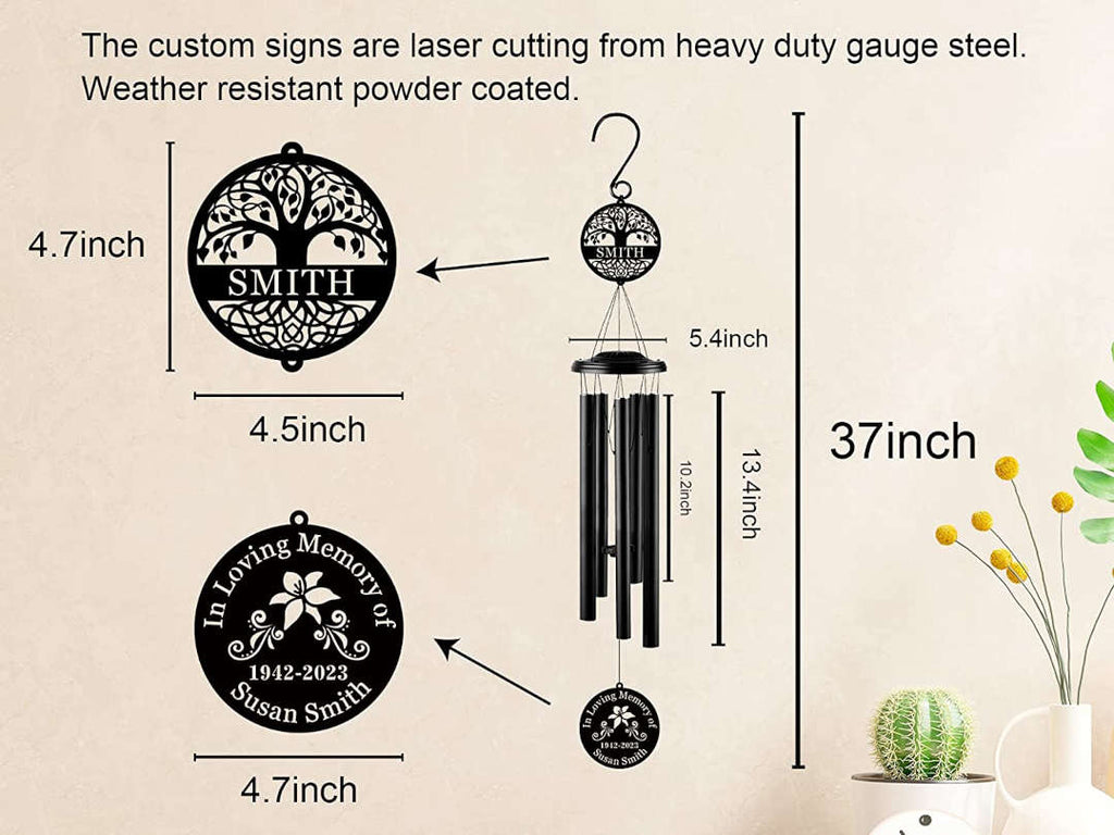 Personalized Memorial Wind Chime