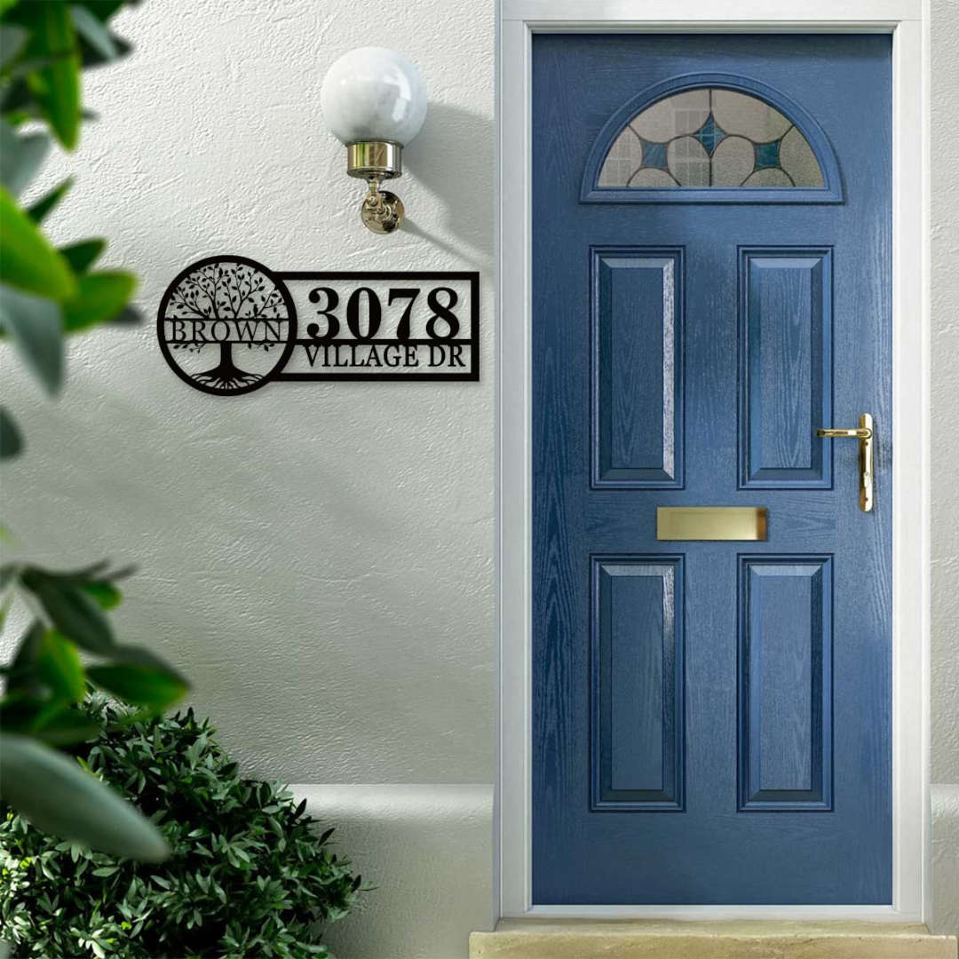 Tree Address Sign