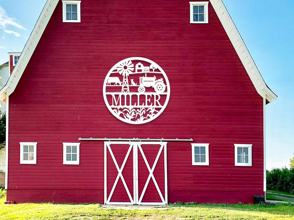 Farm Life Metal Sign