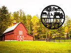 Farm Life Metal Sign
