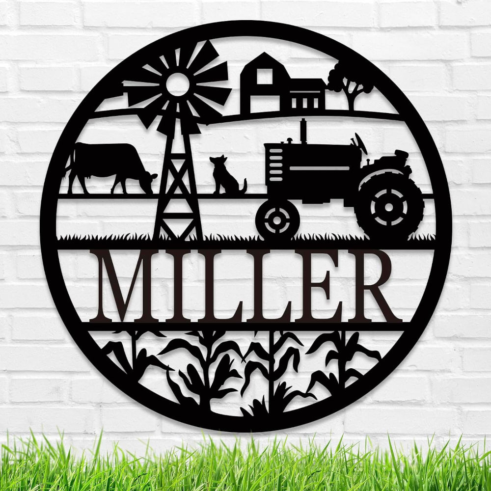 Farm Life Metal Sign