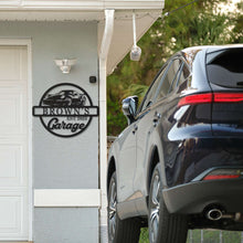 Personalized Metal Garage Sign