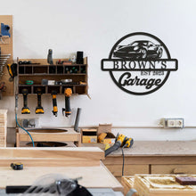 Personalized Metal Garage Sign