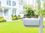 Custom Monogram Stainless Steel Mailbox Topper