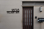 Custom Modern Metal House Address Sign