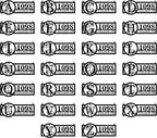 Personalized Monogram Address Metal Hanging Sign