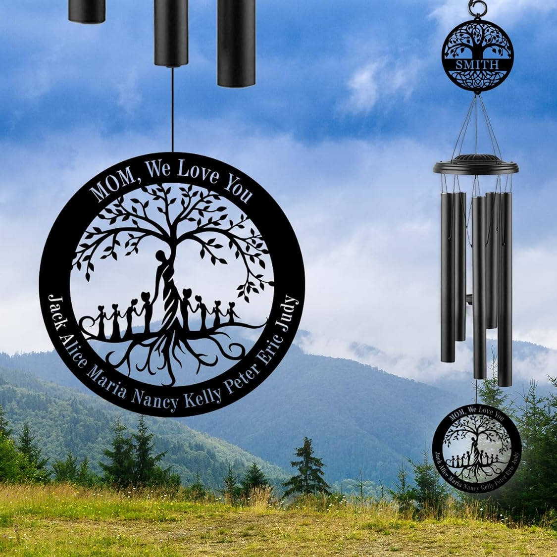 Personalized Mother's Day Wind Chime Main image