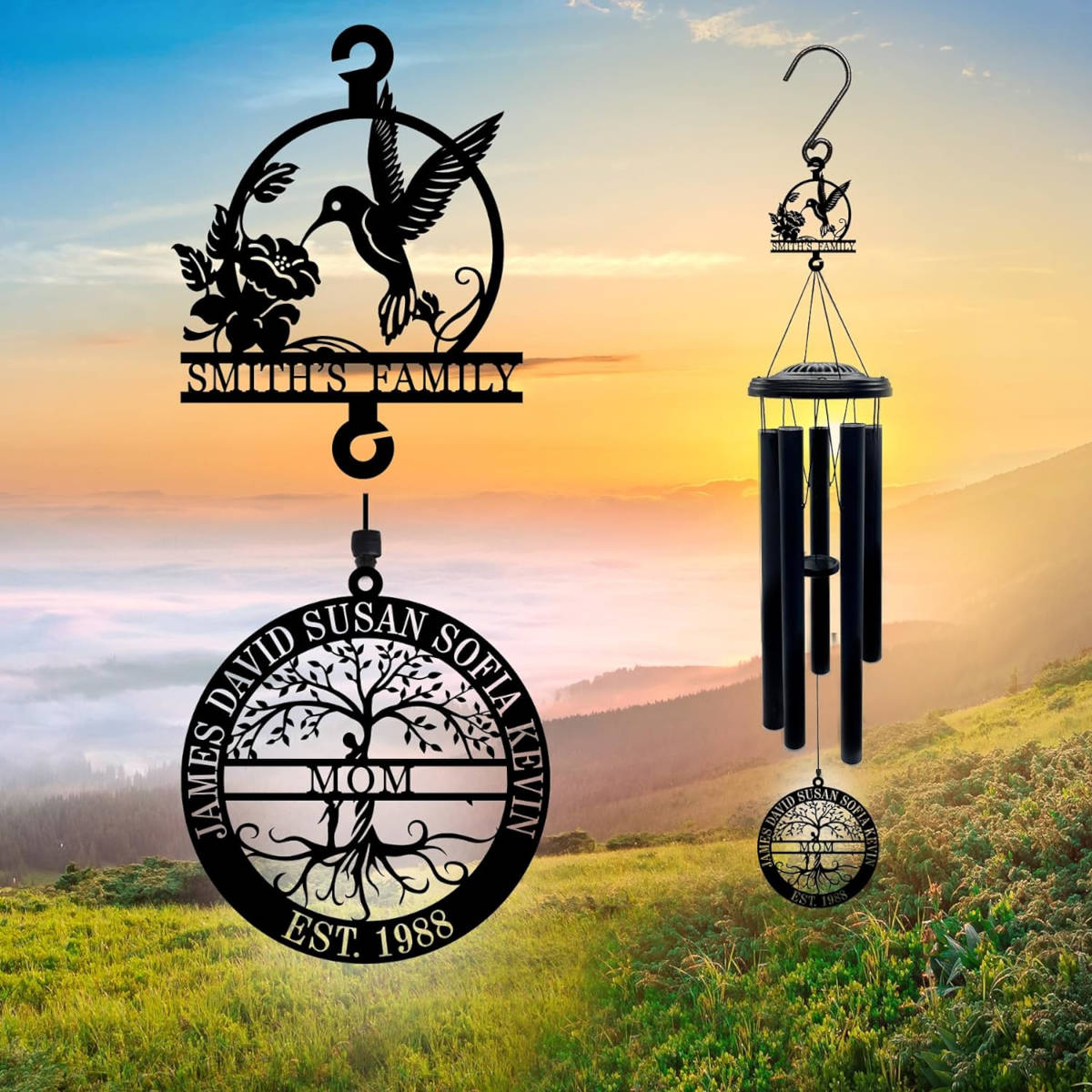 Personalized Mother's Day Wind Chime Main image