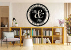 Mr & Mrs Metal Sign