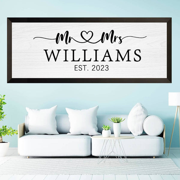 Personalized Wood Couple Plaque