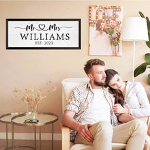 Personalized Wood Couple Plaque