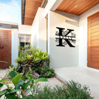 Custom Metal Initial Sign