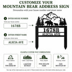 Custom Metal Address Sign Personalization Guide with House Number and Street Name Examples for Outdoor Yard Sign