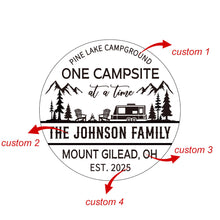 Personalized Camping Sign