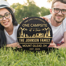 Personalized Camping Sign