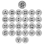 Personalized family initial metal sign with names and EST year – laser-cut steel wall art with scroll design, custom-made for weddings, anniversaries, or home décor