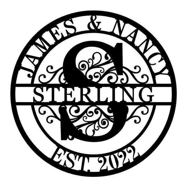 Custom Monogram Sign