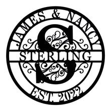 Custom Monogram Sign