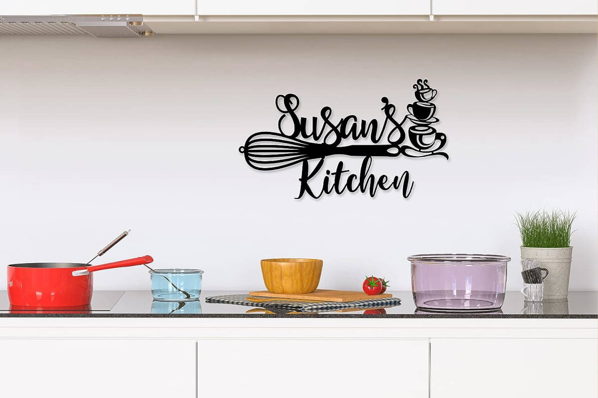 Custom Kitchen Wall Sign