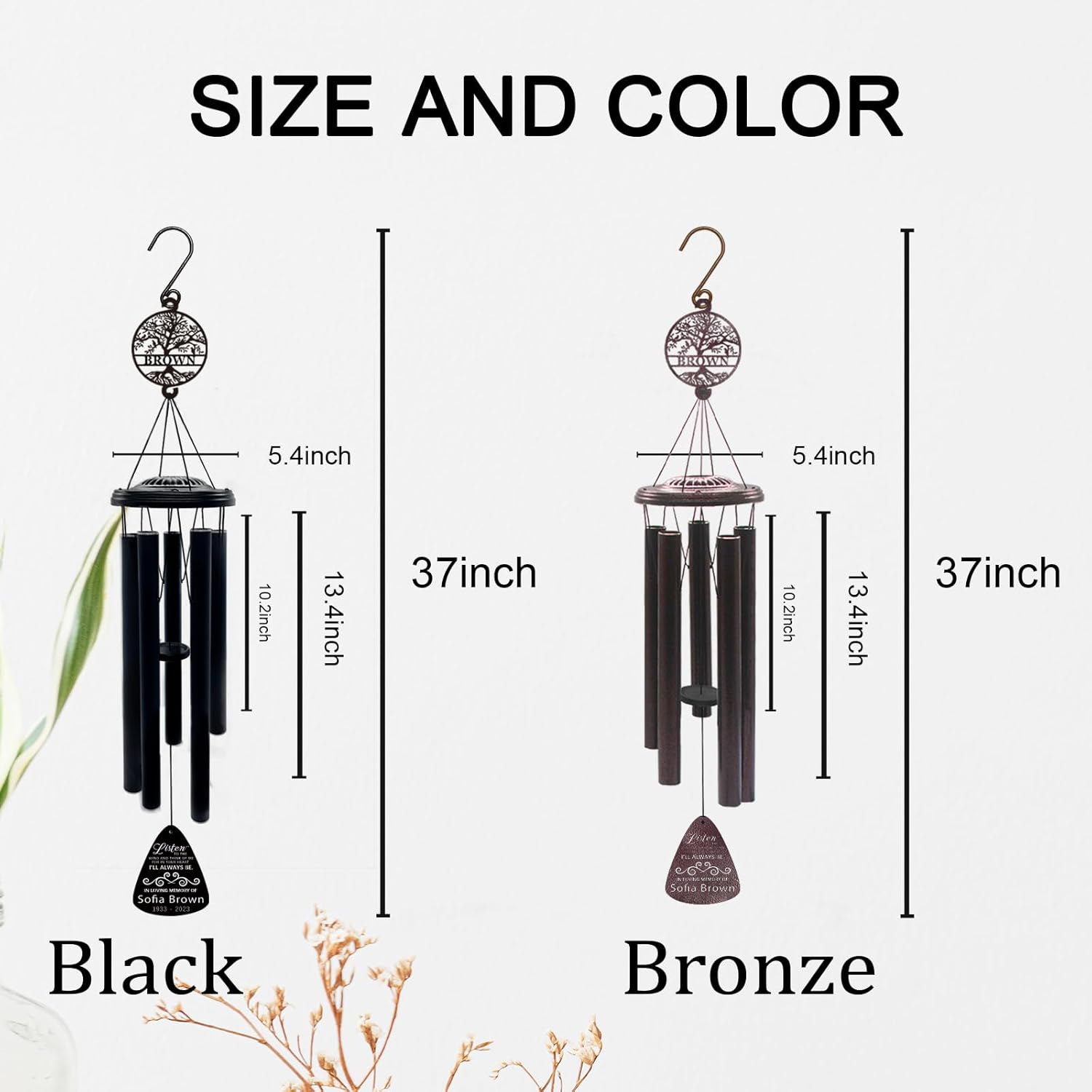 Personalized Memorial Wind Chime