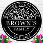 Welcome Home Sign