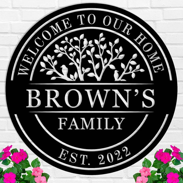 Welcome Home Sign