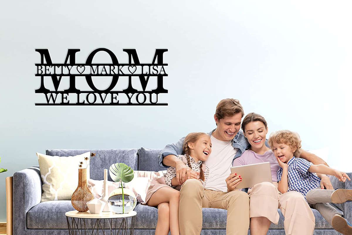 Custom MOM Metal Sign
