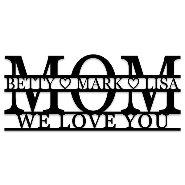 Personalized MOM Iron Plaque