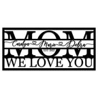 Personalized Iron Art MOM Plaque