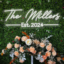 Personalized Neon Wedding Sign