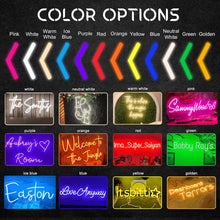 Personalized Neon Wedding Sign