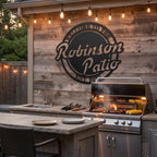 Personalized Patio Metal Welcome Sign