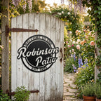 Personalized Patio Metal Welcome Sign