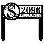 Custom Metal Address Sign