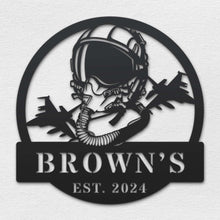 Aviator Helmet Sign