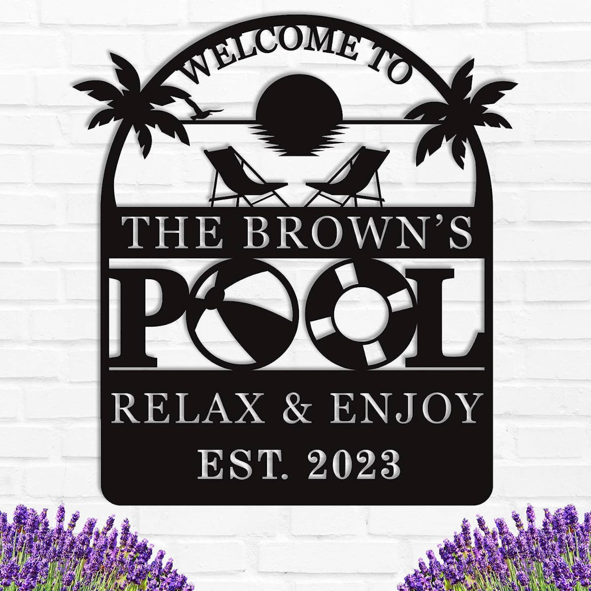Custom Pool Sign Main image