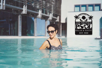 Custom Pool Sign