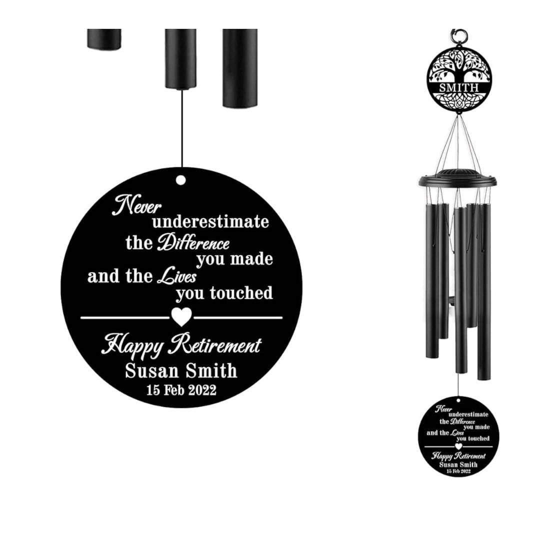 Custom Retirement Wind Chime Main image