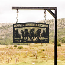 Running Horse Ranch Sign