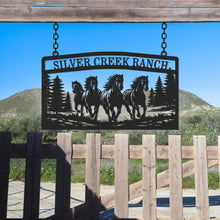 Running Horse Ranch Sign