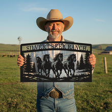 Running Horse Ranch Sign