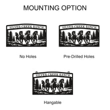 Running Horse Ranch Sign