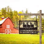 Rustic Farm Goat Sign