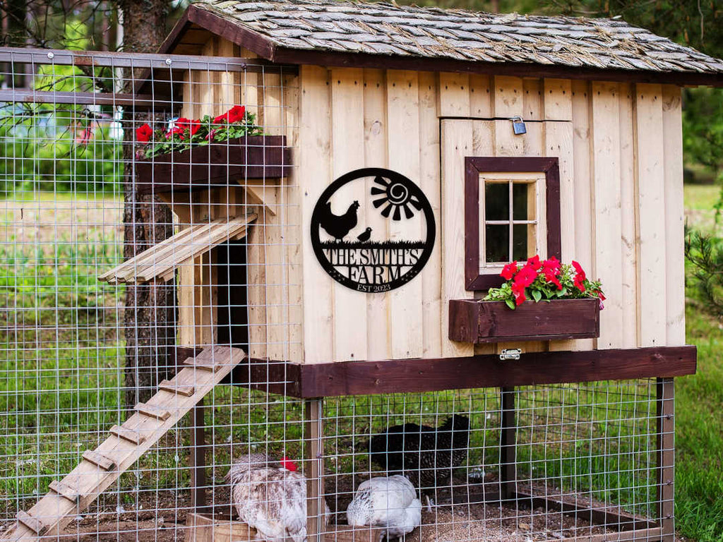 Personalized Rustic Farm Sign
