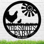 Personalized Rustic Farm Sign